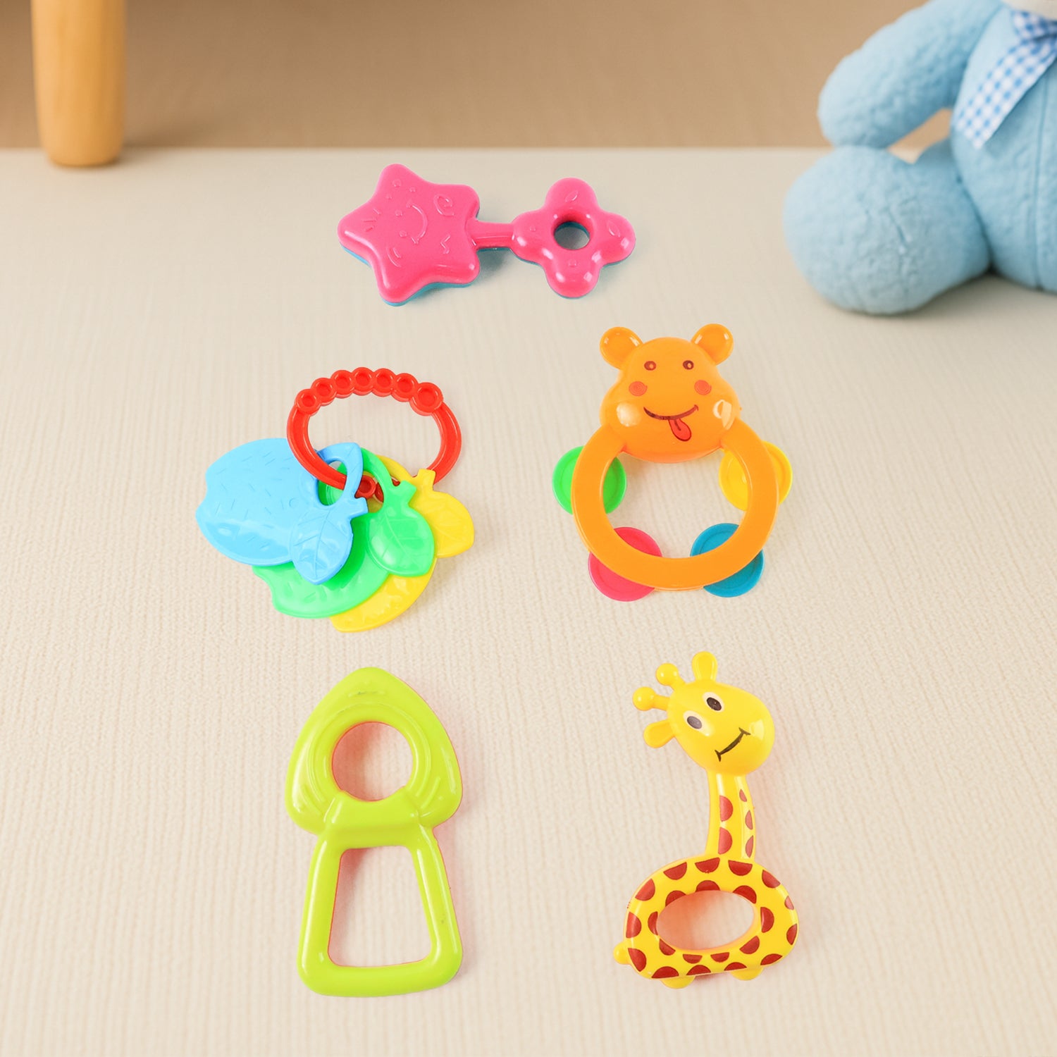 Plastic Baby Rattle Toys 5 Pcs Set Plastic Baby Rattle Toys 5 Pcs Set